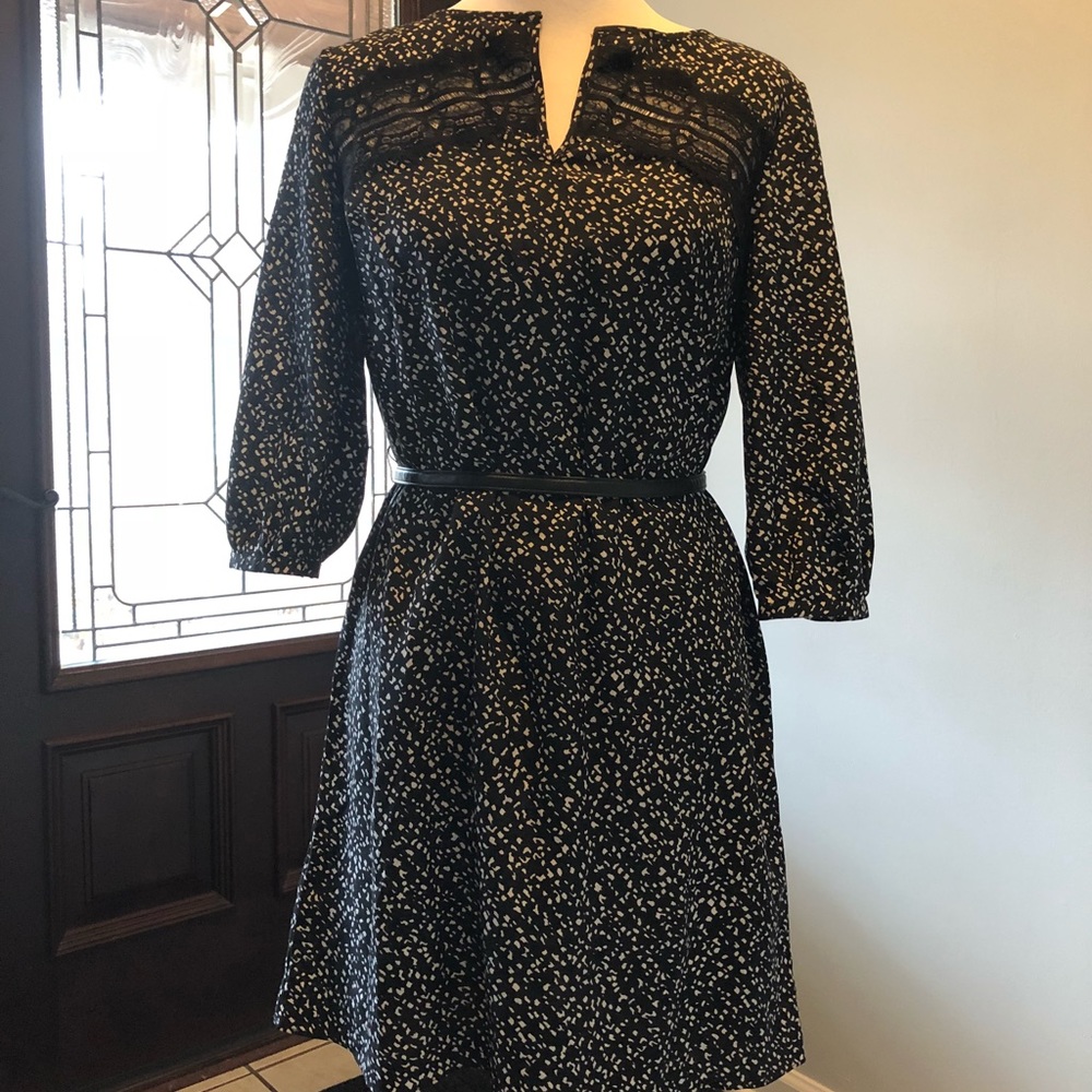 AT Dress with self tie belt